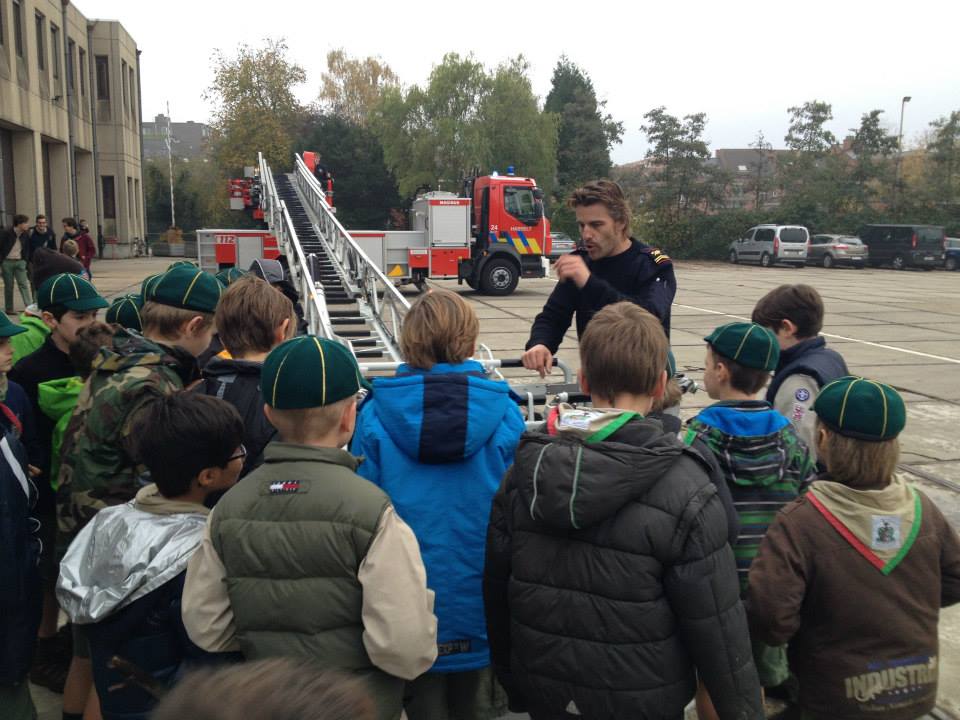 Sint-Martinus den XIIde - Bezoek Brandweer Welpen Kiewit